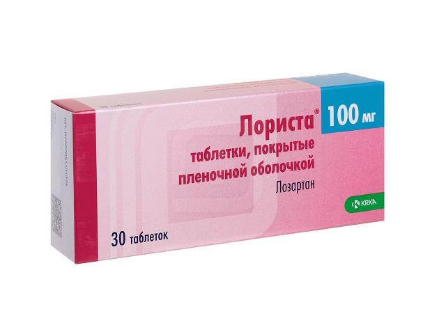 лориста 100мг. №30 таб. п/о /krka/2888