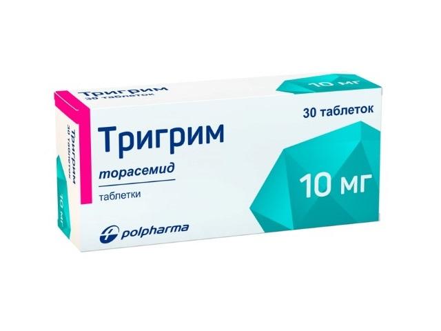 тригрим 10мг. №30 таб.