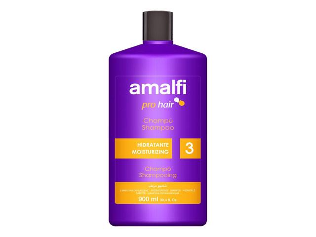 amalfi шампунь проф. увлажняющий moisturizing д/всех типов волос 900мл. 5949