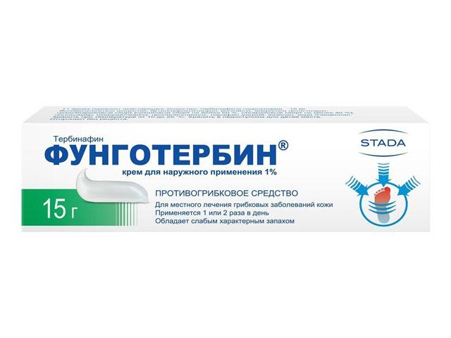 фунготербин 1% 15г. крем /нижфарм/ 1810