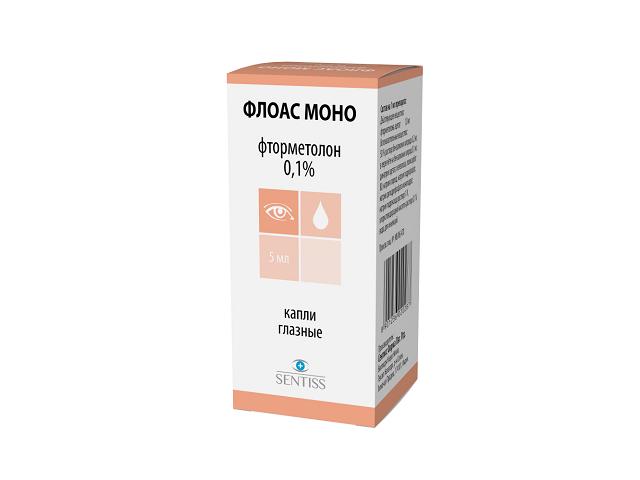 флоас моно капли глаз 0,1 % фл 5 мл х1