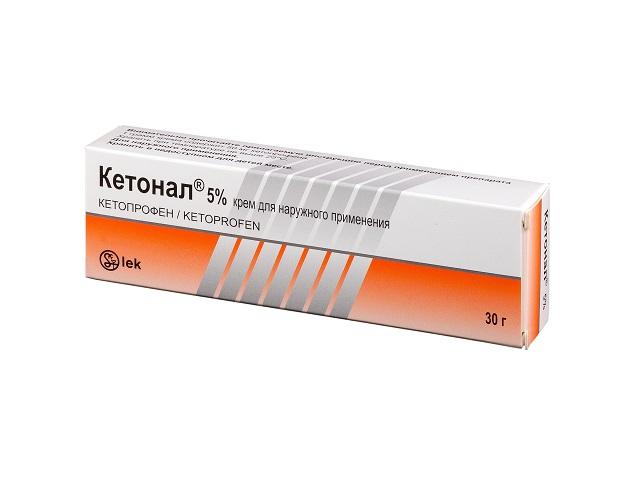 кетонал 5% 30г. крем 1631