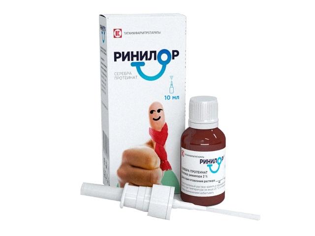 ринилор 0,2 n1 табл д/р-ра д/мест прим+флак+насадка-распылитель