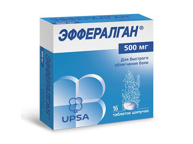 эффералган 500мг. №16 шип.таб. 1726