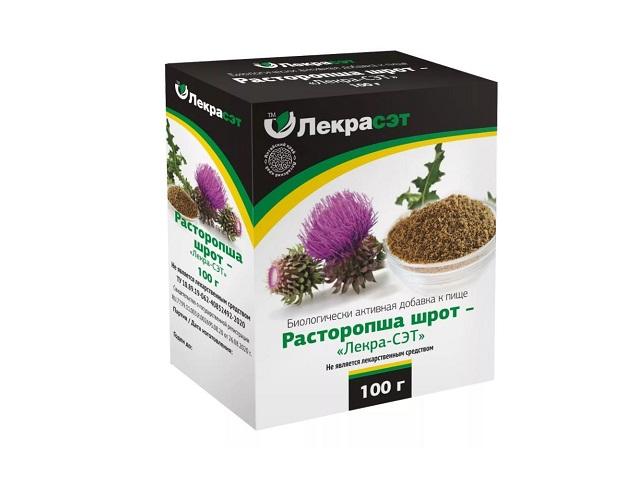 расторопша шрот 100г /лекра-сэт/