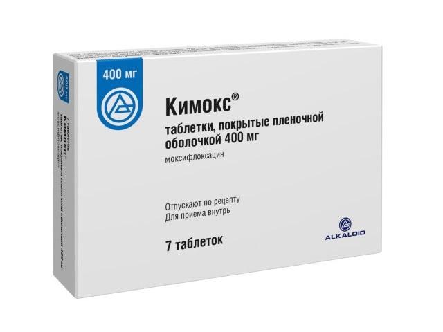 кимокс 400мг. №7 таб п/п/о /алкалоид/ 0568
