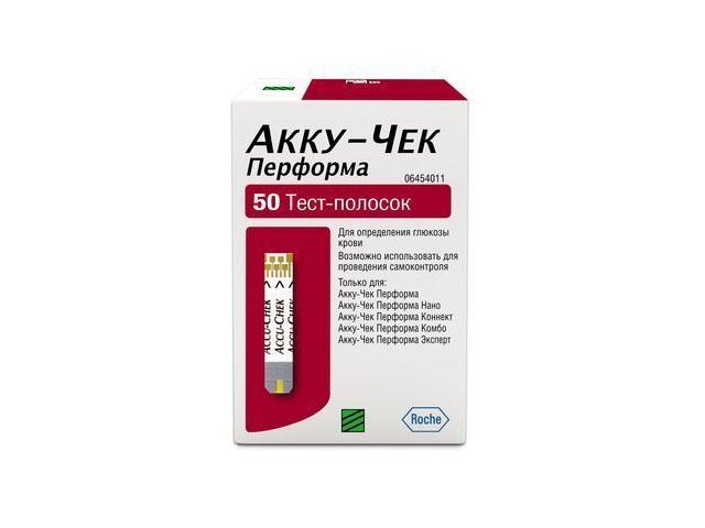 акку-чек тест-полоски перформа №50 [accu-chek]