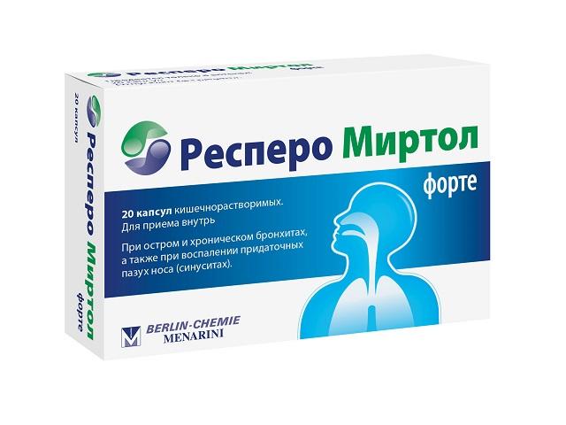 респеро миртол форте 300мг. n20 капс. 0042
