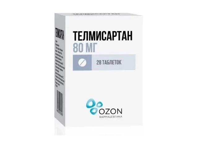 телмисартан 80мг. №28 таб. /озон/ 0898
