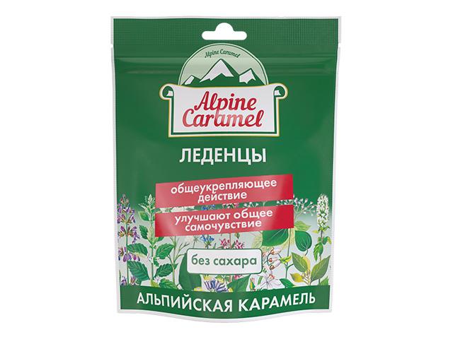 alpine caramel леденцы альпийская карамель 75,0