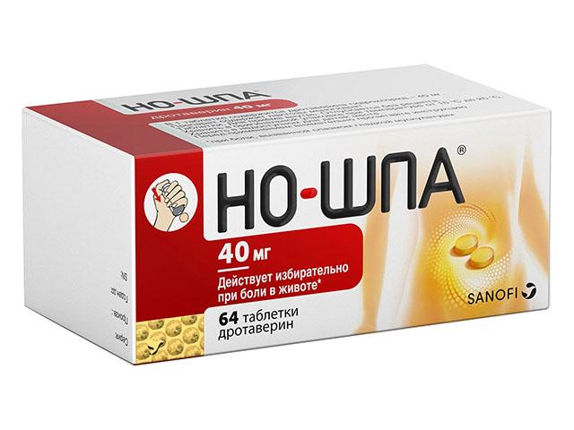 но-шпа 40мг. №64 таб. фл. дозатор 4577