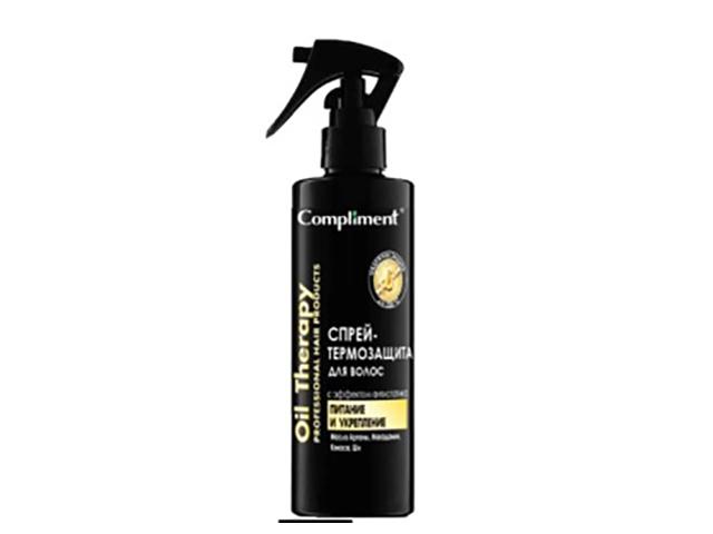 compliment спрей термозащита д волос с эфф антистат oil therapy 200мл 917131