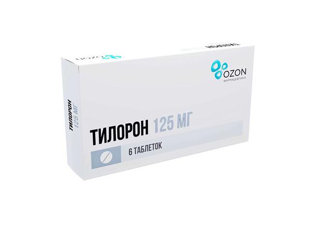 тилорон 125мг. №6 таб. п/пл/о /озон/ 7719