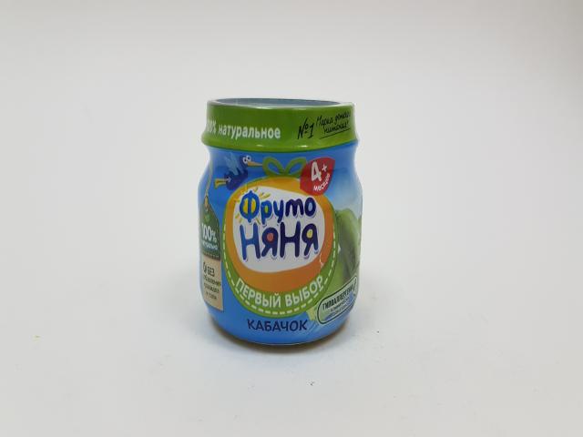 фрутоняня пюре 80г. кабачки 4+мес.