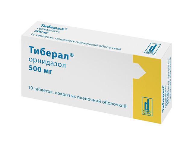 тиберал 500мг. №10 таб. 9617