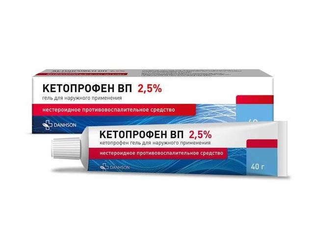 кетопрофен вп гель 2,5% 40мл. /ветпром/