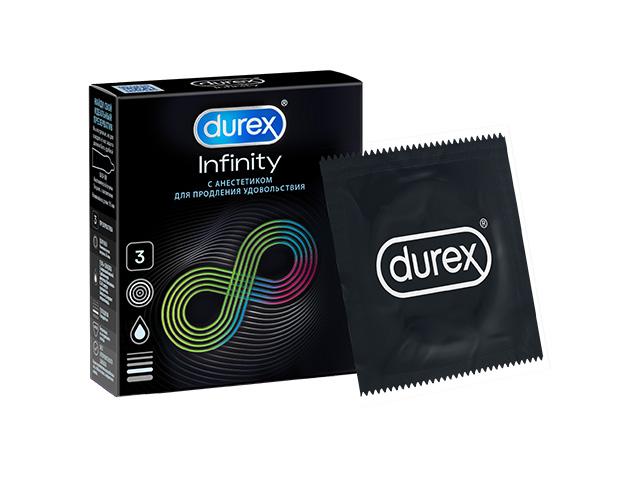 дюрекс презерватив infinity с анестет. гладкие №3 /вар.2/ [durex]