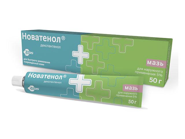 новатенол 5% 50г. мазь /эгис/ядран/ 7299