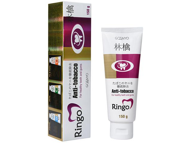 *ringo паста зубная отбеливающая anti-tobacco, 150 г. 20081ri