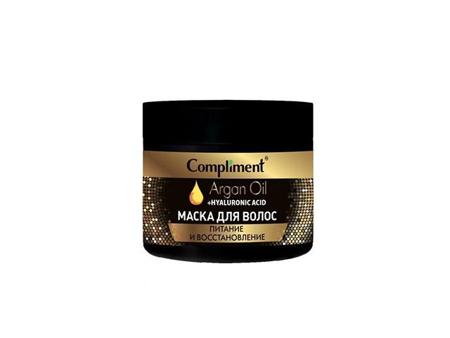 compliment argan oil+hyaluronic acid маска д волос пит+восстан 300мл 917209