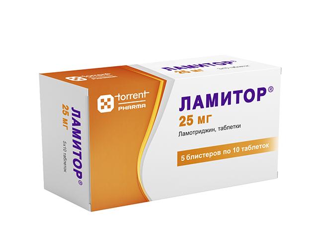 ламитор 25мг. №50 таб. 1272