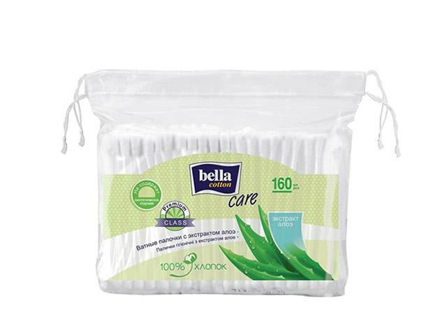 белла ватные палочки алоэ №160 п/э [bella]