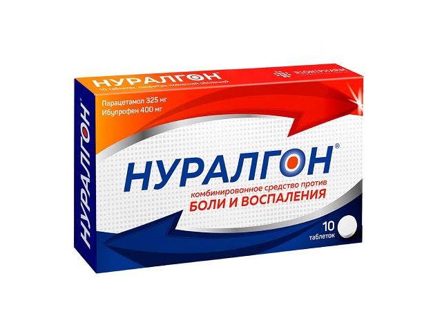 нуралгон фармасинтез табл.400мг+325мг №10