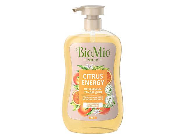 biomio bio гель д/душа апельсин+бергамот 650мл