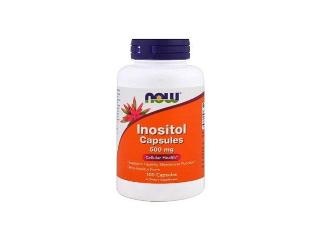 *now foods инозитол 500 мг. 100 капс.  0475 (29557)