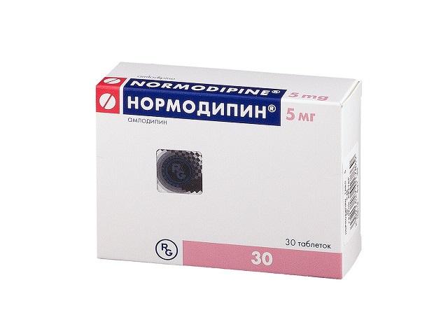 нормодипин 5мг. №30 таб. /гедеон рихтер/