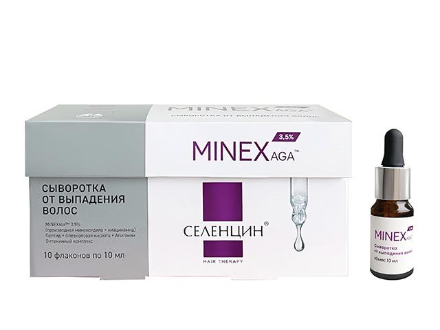 селенцин minexaga сыворотка от выпадения волос 10мл n10