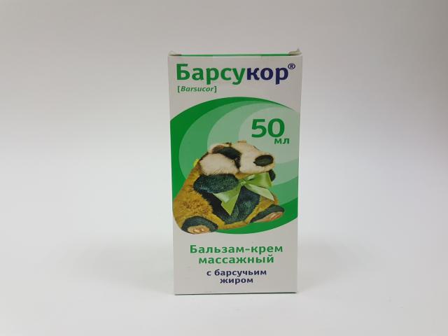 барсукор бальзам разогрев. массажный д/взр. 50мл.
