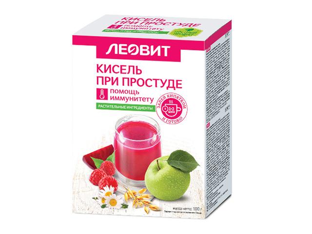 леовит кисель при простуде 20г. №5 пак.