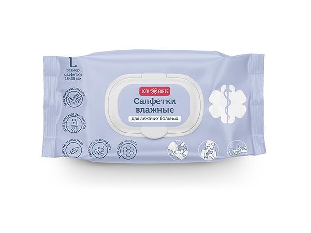 comforte салфетки влажные д/ухода за лежач больными l х60