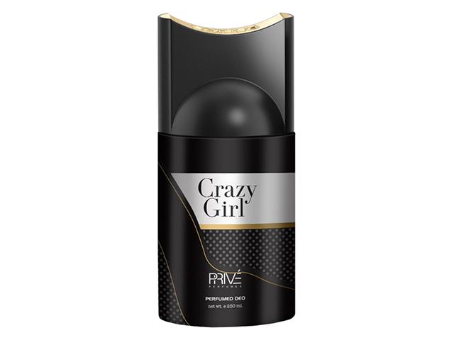 prive дезодорант-спрей жен crazy girl 250ml