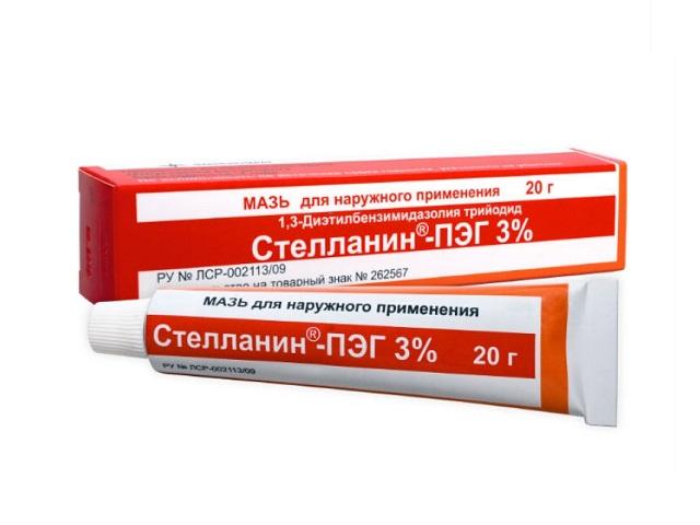 стелланин-пэг мазь 3% 20г. туба 0158